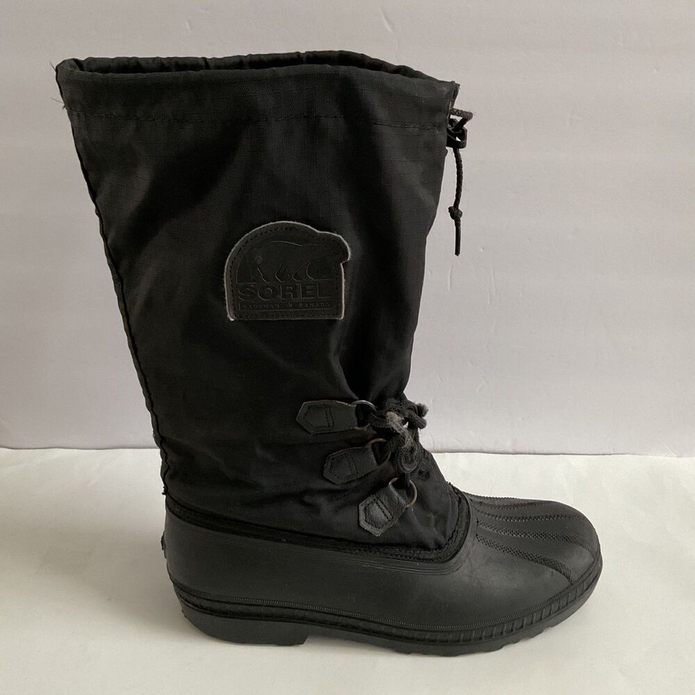 Sorel Glacier Canada Tall Insulated Winter Snow Boots Sz 11 - Picture 6 of 14